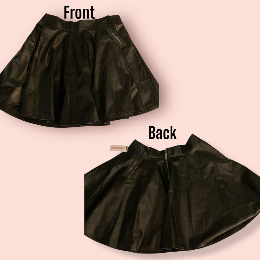 Women’s leather skirt